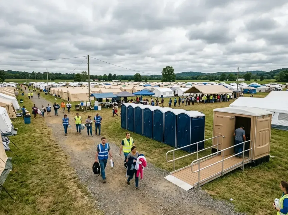 disaster-relief-camp-restrooms-010 — frequently asked questions, Dumpster & Portable Bathrooms Rental in Stallings, NC